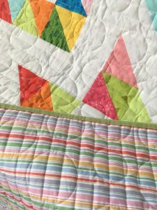 large Starburst Quilt with back